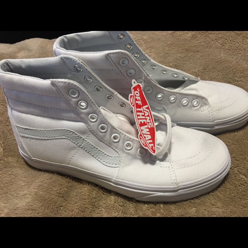 Brand new white vans